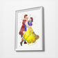 Snow White | Disney Princess Prints | Minimalist Watercolor Art Print Poster Gift Idea For Him Or Her | Nursery Art |
