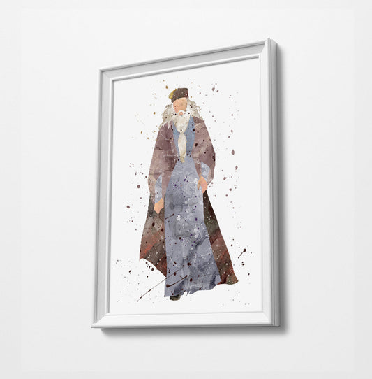 Movie Minimalist Watercolor Art Print Poster Gift Idea For Him Or Her | Movie Artwork