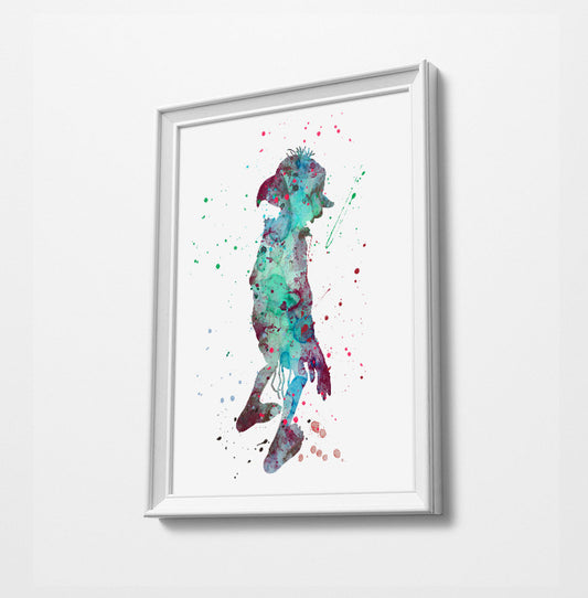 Movie Minimalist Watercolor Art Print Poster Gift Idea For Him Or Her | Movie Artwork