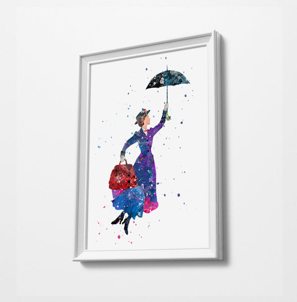 Minimalist Watercolor Art Print Poster Gift Idea For Him Or Her | Movie Artwork