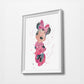 Minnie | Minimalist Watercolor Art Print Poster Gift Idea For Him Or Her | Nursery Art | Gift for Baby |