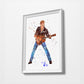 George Minimalist Watercolor Art Print Poster Gift Idea For Him Or Her Music Poster