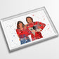 Mork + Mindy | Minimalist Watercolor Art Print Poster Gift Idea For Him Or Her | Tv Comedy