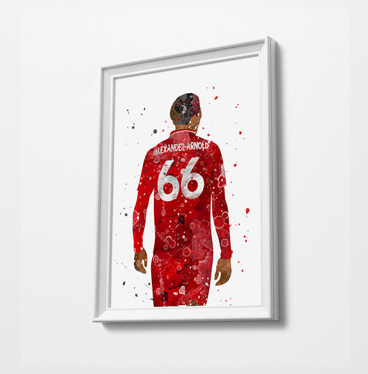Trent Minimalist Watercolor Art Print Poster Gift Idea For Him Or Her | Football | Soccer