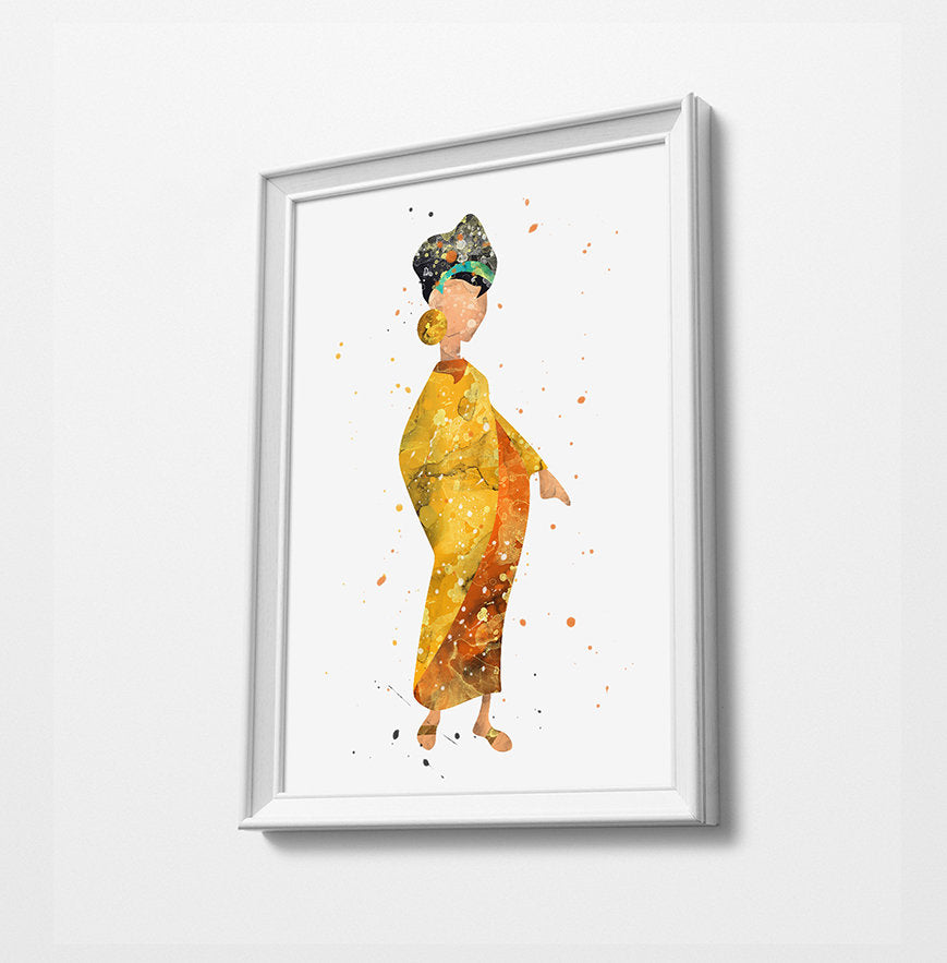 Emperors New Groove Minimalist Watercolor Art Print Poster Gift Idea For Him Or Her | Movie Poster Print Artwork