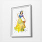 Snow White | Disney Princess Prints | Minimalist Watercolor Art Print Poster Gift Idea For Him Or Her | Nursery Art |