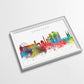 Bordeaux Skyline Art Print  | Minimalist Watercolor Art Print Poster Gift Idea For Him Or Her | Wall Art | City Skyline | City Prints