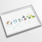 Pixar Bugs Life Artwork | Minimalist Watercolor Art Print Poster Gift Idea For Him Or Her | Nursery Art |