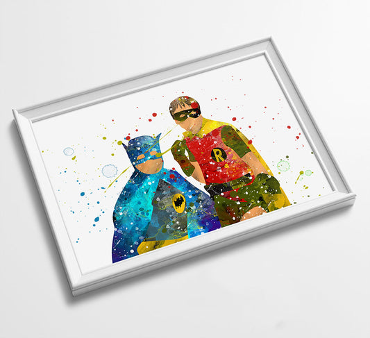 Only Fools and Horses | Del Boy & Rodney | Artwork | Minimalist Watercolor Art Print Poster Gift Idea For Him Or Her | TV show Print