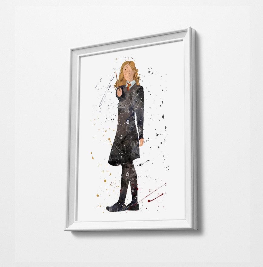 Movie Minimalist Watercolor Art Print Poster Gift Idea For Him Or Her | Movie Artwork