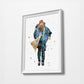Forrest | Movie Minimalist Watercolor Art Print Poster Gift Idea For Him Or Her | Movie Artwork