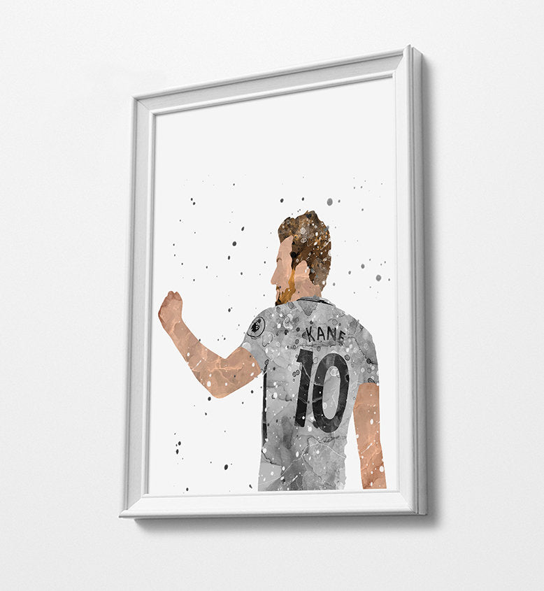 Minimalist Football  Watercolor Art Print Poster Gift Idea For Him Or Her | Football | Soccer