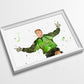 Schmeichel 1999 Minimalist Watercolor Art Print Poster Gift Idea For Him Or Her | Football | Soccer