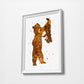 Brother Bear | Minimalist Watercolor Art Print Poster Gift Idea For Him Or Her | Nursery Art | Disney Prints