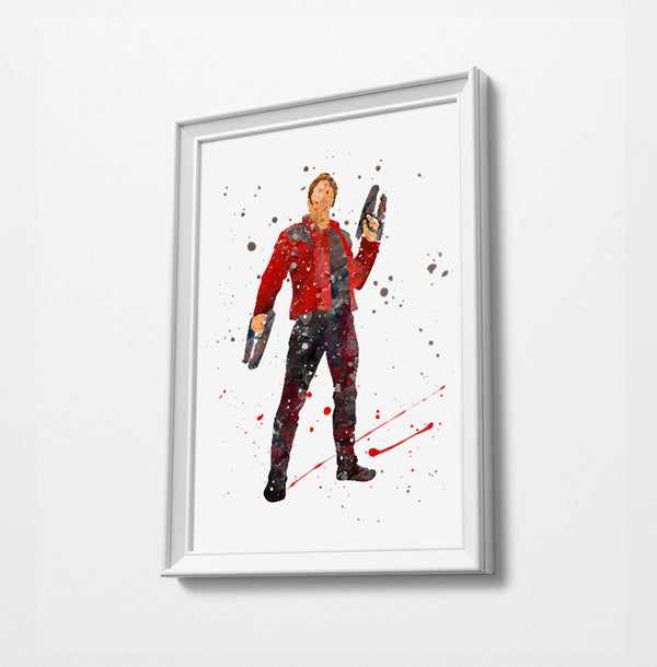 Movie Minimalist Watercolor Art Print Poster Gift Idea For Him Or Her | Movie Artwork