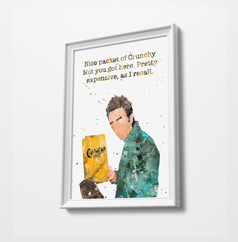 Superhans | Minimalist Watercolor Art Print Poster Gift Idea For Him Or Her | TV show Print