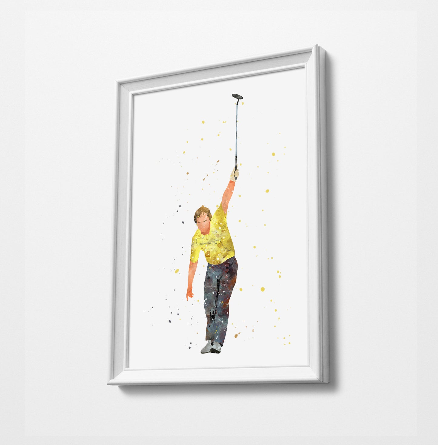 Jack &#39;86 | Minimalist Watercolor Art Print Poster Gift Idea For Him Or Her | Golf