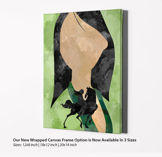 Mulan | Minimalist Watercolor Art Print Poster Gift Idea For Him Or Her | Nursery Art | Disney Prints
