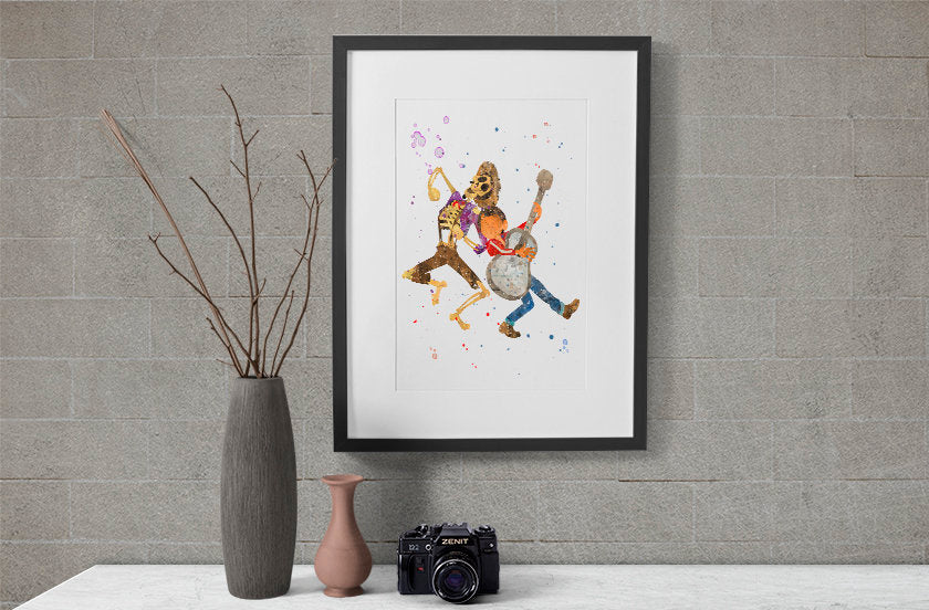 Minimalist Watercolor Art Print Poster Gift Idea For Him Or Her | Nursery Art | Gift for Baby