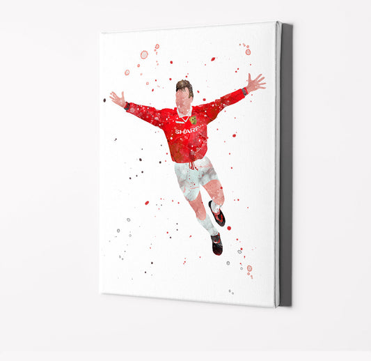 Teddy &#39;99 | Minimalist Watercolor Art Print Poster Gift Idea For Him Or Her | Football | Soccer
