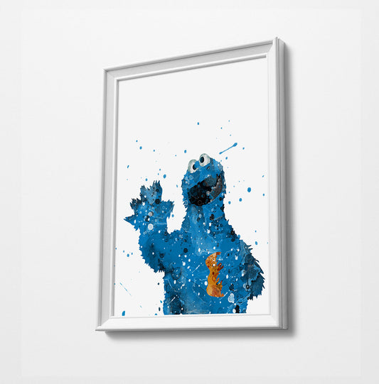 Minimalist Watercolor Art Print Poster Gift Idea For Him Or Her | TV show Print