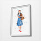 Dorothy | Movie Minimalist Watercolor Art Print Poster Gift Idea For Him Or Her | Movie Artwork