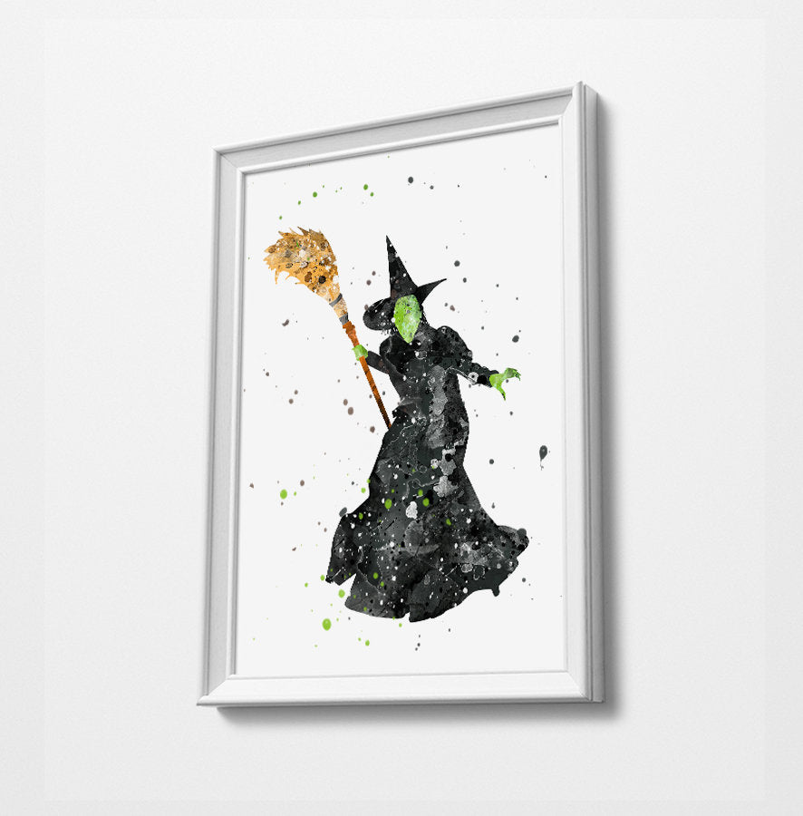 Witch | Movie Minimalist Watercolor Art Print Poster Gift Idea For Him Or Her | Movie Artwork