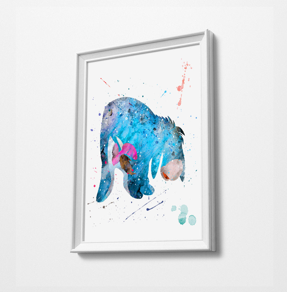 Minimalist Watercolor Art Print Poster Gift Idea For Him Or Her | Nursery Art | Baby Gift