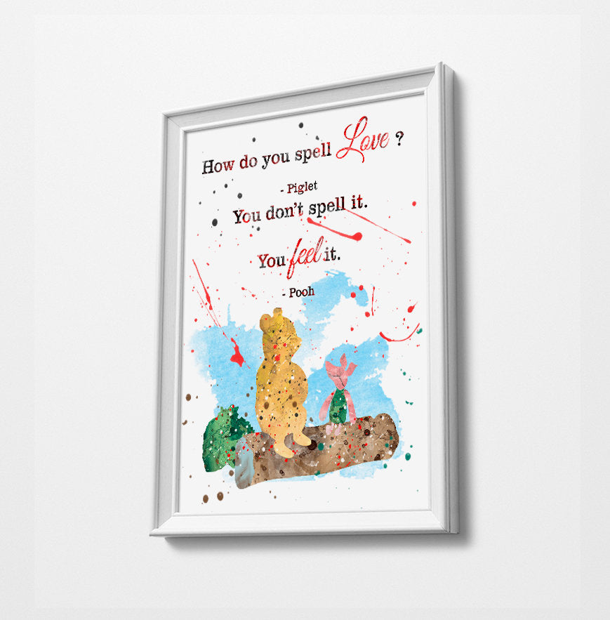 Minimalist Watercolor Art Print Poster Gift Idea For Him Or Her | Nursery Art | Baby Gift