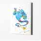 Genie | Minimalist Watercolor Art Print Poster Gift Idea For Him Or Her | Nursery Art |