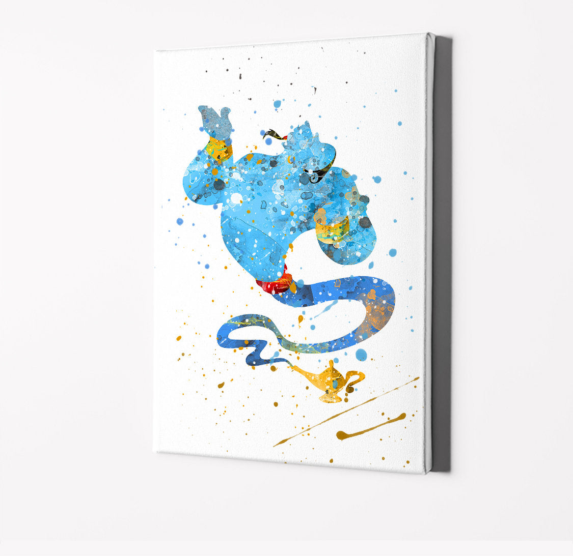 Genie | Minimalist Watercolor Art Print Poster Gift Idea For Him Or Her | Nursery Art |