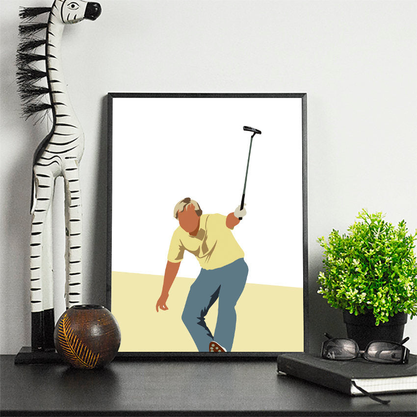 JACK 1986 Masters Golf Artwork | Minimalist  Art Print Poster Gift Idea For Him Or Her | Golf Print | Golfer | Gift for Husband Boyfriend