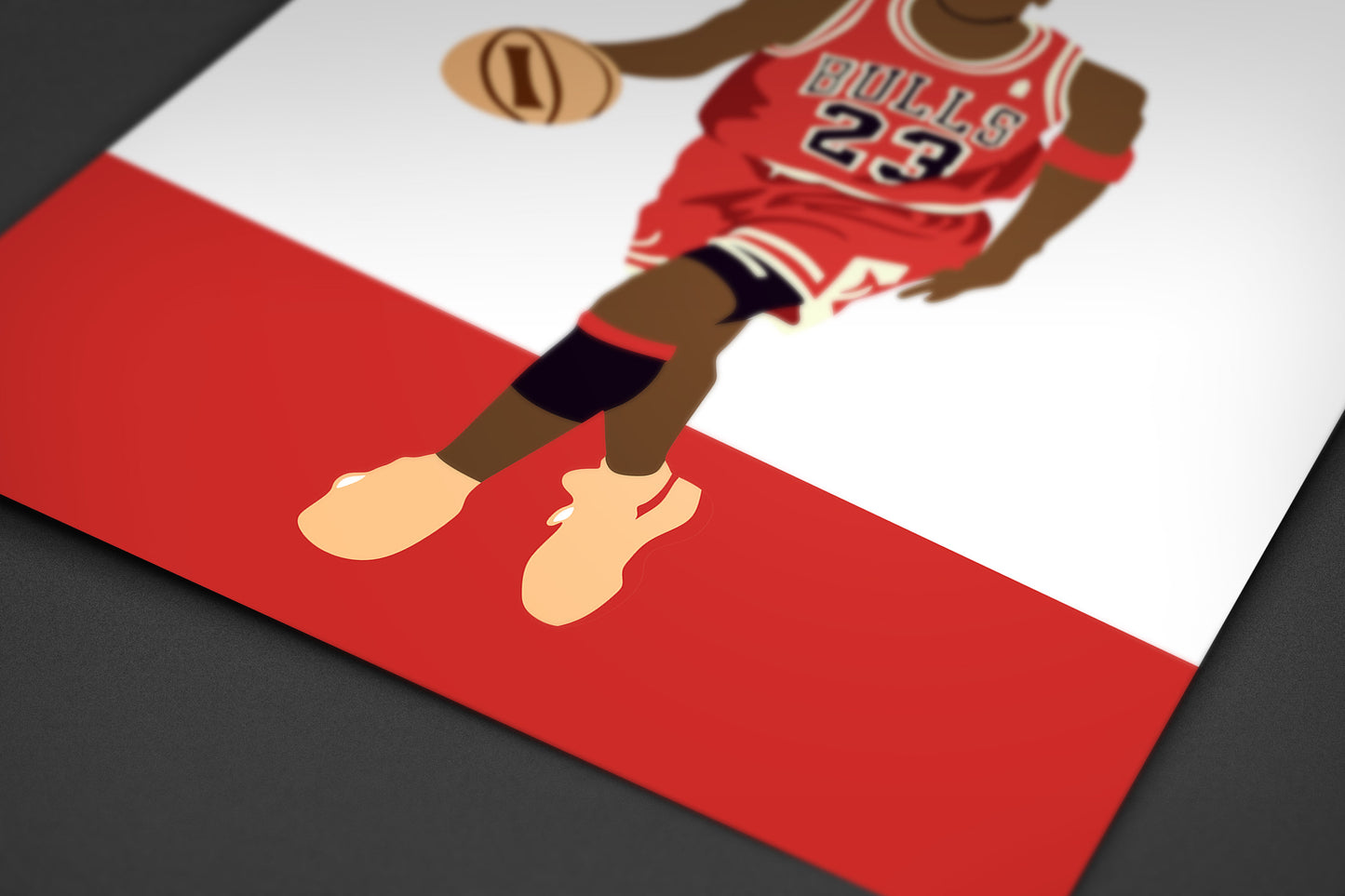 MJ Basketball Artwork | Minimalist Art Print Poster Gift Idea For Him Canvas | Basketball Gift