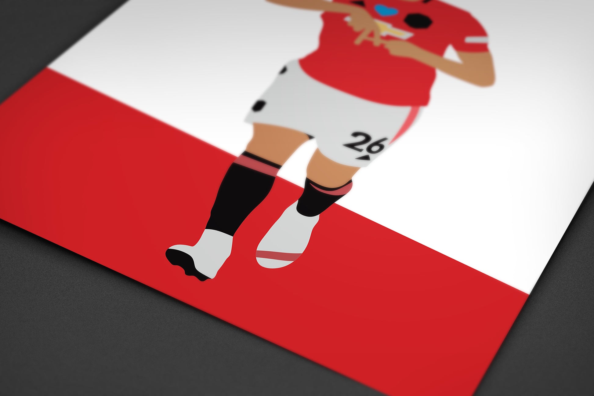 Mason 26 Artwork | Minimalist Art Print Poster Gift Idea For Him | Football Print | Soccer| Gift for Husband Boyfriend