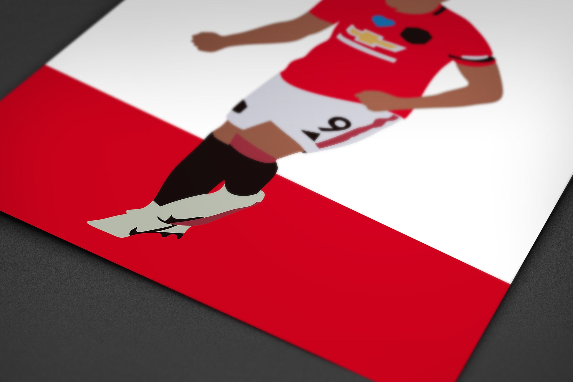 Anthony Minimalist Art Print Poster Gift Idea For Him | Football Print | Soccer| Gift for Husband Boyfriend