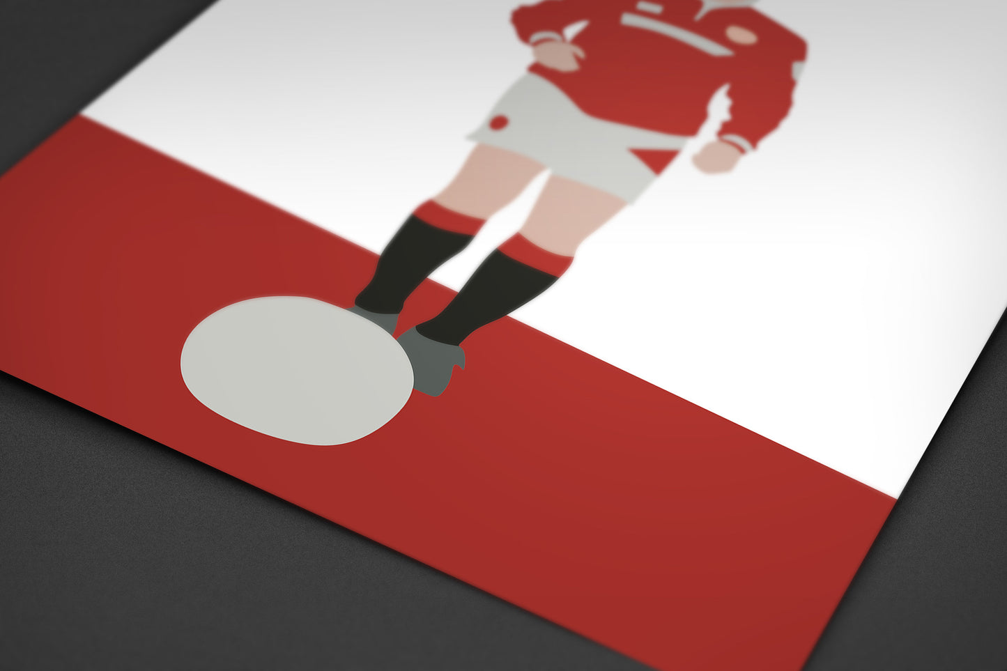 Classic Cantona Minimalist Art Print Poster Gift Idea For Him | Football Print | Soccer| Gift for Husband Boyfriend