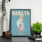 Marilyn Monroe Minimalist Art Print Poster Gift Idea For Him Or Her | Iconic Poster