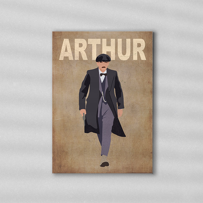 Arthur Artwork | Minimalist Art Print Poster Gift Idea For Him  Print | Gift for Husband Boyfriend