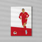 Virgil Football Print \ Minimalist Art Print Poster Gift Idea For Him \ Soccer \ Gift for Husband Boyfriend