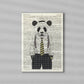 Dictionary Print \  #72 Gangster Panda \ Dictionary Art / Dictionary Page | Nursery Art | Vintage Poster | Gift for her | Gift for Mum