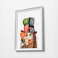 Faces of Johnny Depp | Minimalist Watercolor Art Print Poster Gift Idea For Him Or Her |  Art |