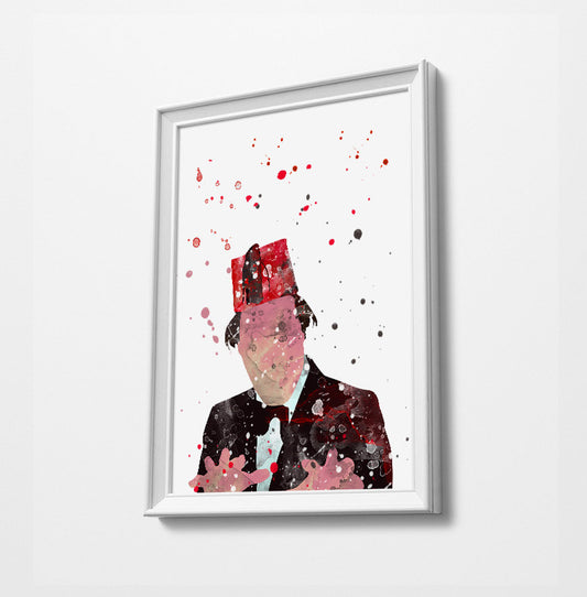 Tommy Cooper Minimalist Watercolor Art Print Poster Gift Idea For Him Or Her |  Art |