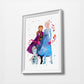 Frozen 2 | Minimalist Watercolor Art Print Poster Gift Idea For Him Or Her |
