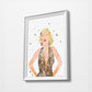 Marilyn Monroe Minimalist Watercolor Art Print Poster Gift Idea For Him Or Her |  Art |