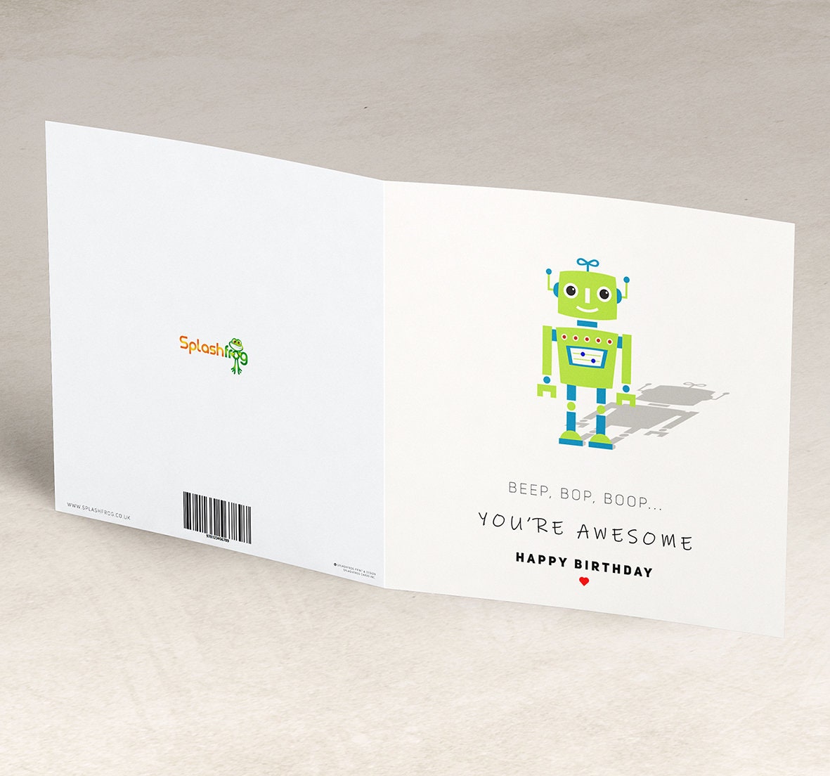 Robot Birthday Card