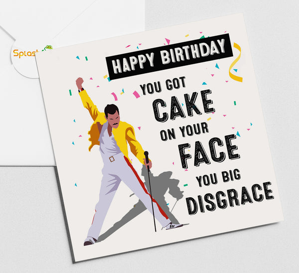 Freddie Mercury Birthday Card