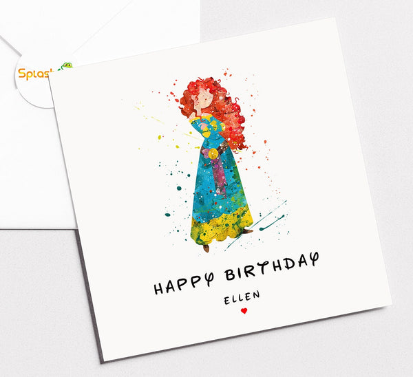 Princess Birthday Card