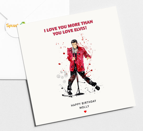 Elvis Birthday Card