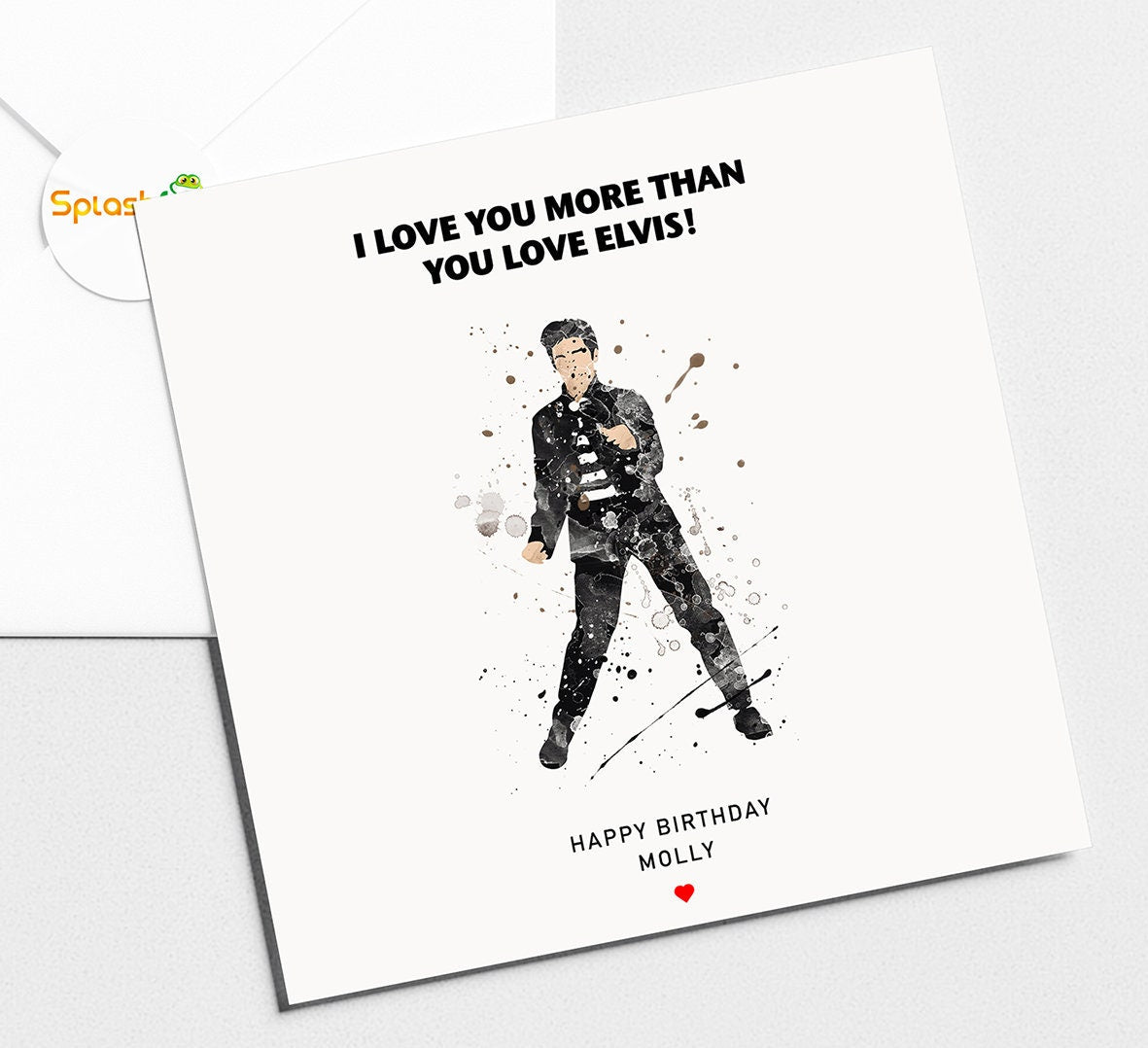 Elvis Birthday Card