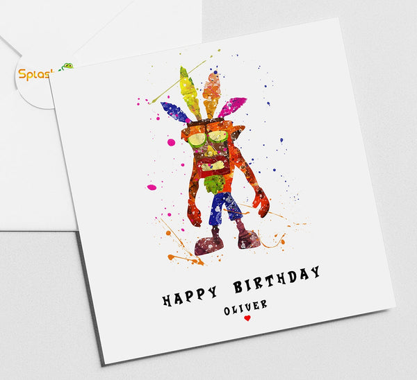 Gaming Birthday Card